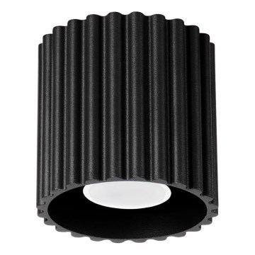 Spotlamp AURA 1xGU10/10W/230V Ø 10 cm zwart