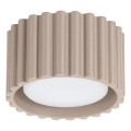 Spotlamp AURA 1xGX53/10W/230V Ø 10 cm taupe