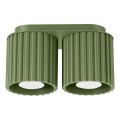 Spotlamp AURA 2xGU10/10W/230V groen