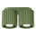 Spotlamp AURA 2xGU10/10W/230V groen