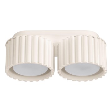 Spotlamp AURA 2xGX53/10W/230V crème