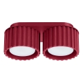 Spotlamp AURA 2xGX53/10W/230V rood
