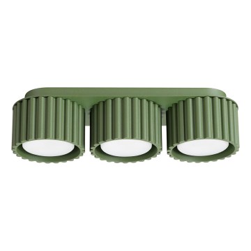 Spotlamp AURA 3xGX53/10W/230V groen