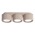 Spotlamp AURA 3xGX53/10W/230V taupe