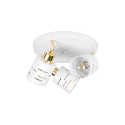 Spotlamp ELEN 3xE27/35W/230V wit/goud