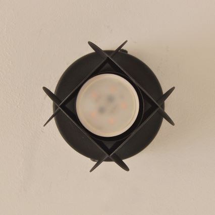 Spotlamp GAMBIT 1xGU10/10W/230V zwart