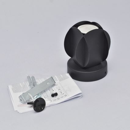 Spotlamp GAMBIT 1xGU10/10W/230V zwart