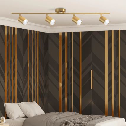 Spotlamp GOLDIE 4xGU10/10W/230V goud