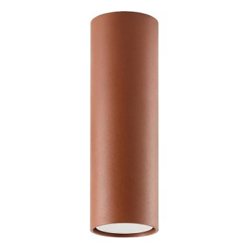 Spotlamp LAGOS 1xGU10/10W/230V 20 cm bruin