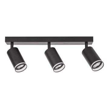 Spotlamp PIPE 3xGU10/10W/230V, zwart