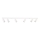 Spotlamp PIPE 6xGU10/10W/230V wit