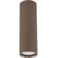 Spotlamp TUNE M 1xGU10/10W/230V 17 cm bruin