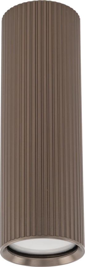 Spotlamp TUNE M 1xGU10/10W/230V 17 cm bruin