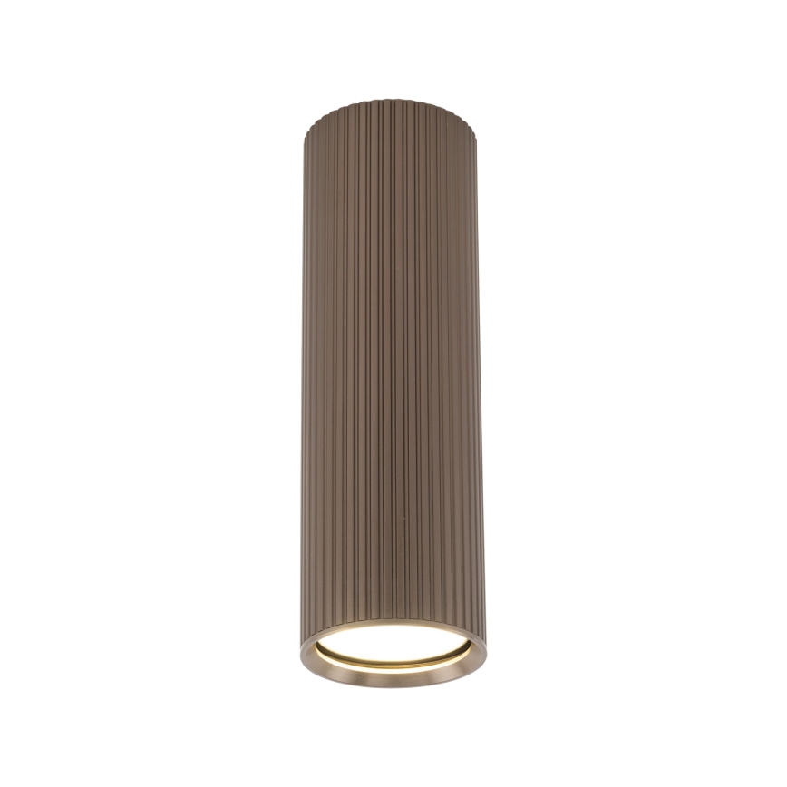 Spotlamp TUNE M 1xGU10/10W/230V 17 cm bruin