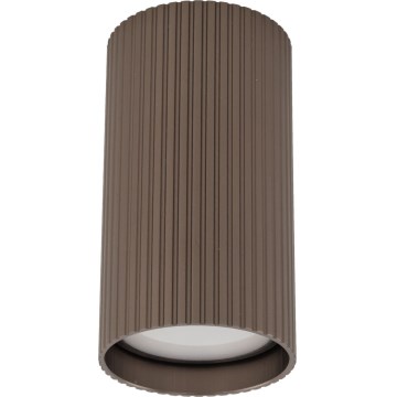 Spotlamp TUNE S 1xGU10/10W/230V 10 cm bruin