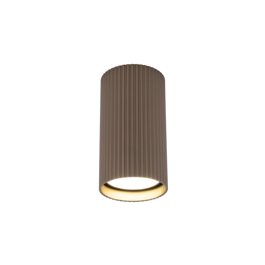 Spotlamp TUNE S 1xGU10/10W/230V 10 cm bruin