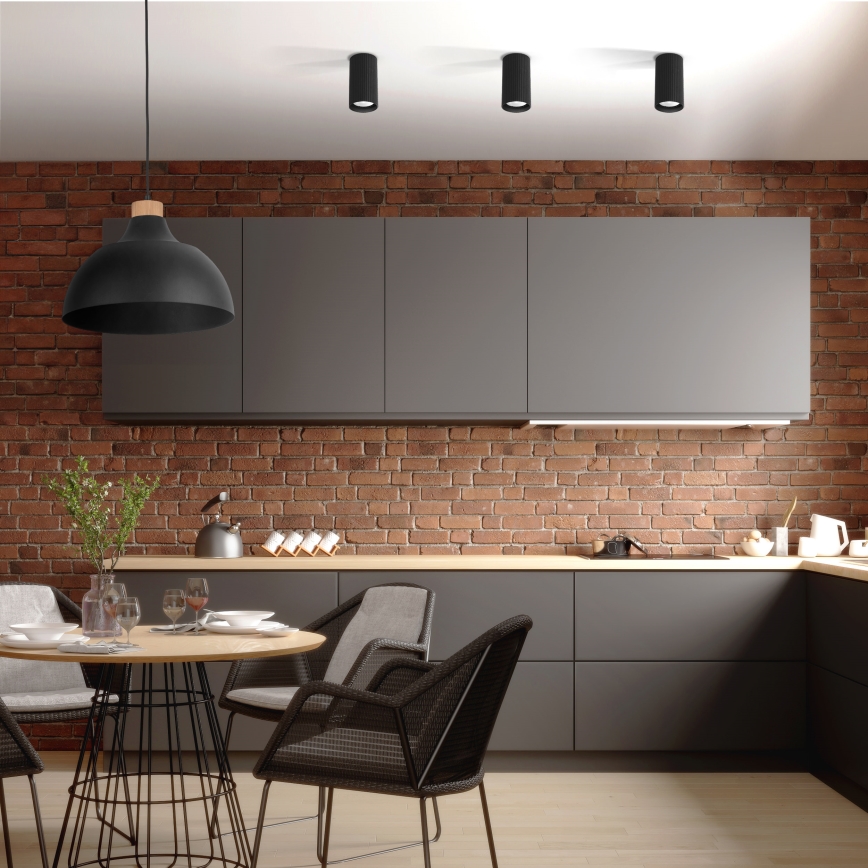 Spotlamp TUNE S 1xGU10/10W/230V 10 cm zwart