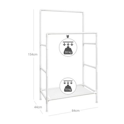 Staande kapstok LINEA, wit