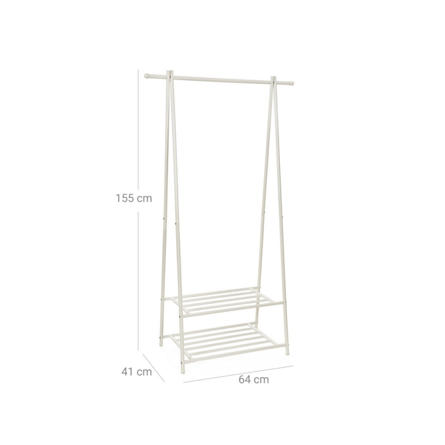Staande kapstok LINEA, wit