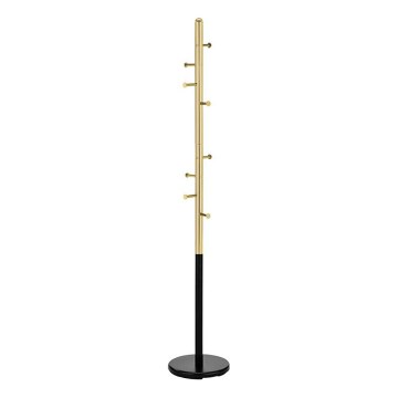 Staande kapstok ORDO, 172 x 30 cm, goud/zwart