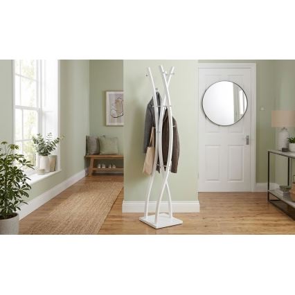 Staande kapstok VALET 179x35 cm wit