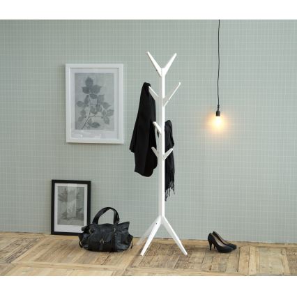 Staande kapstok VINS 178x42 cm wit