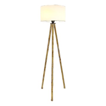 Staande lamp 1xE27/40W/230V beige/wit