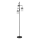 Staande Lamp 3xE27/60W/230V zwart/doorzichtig