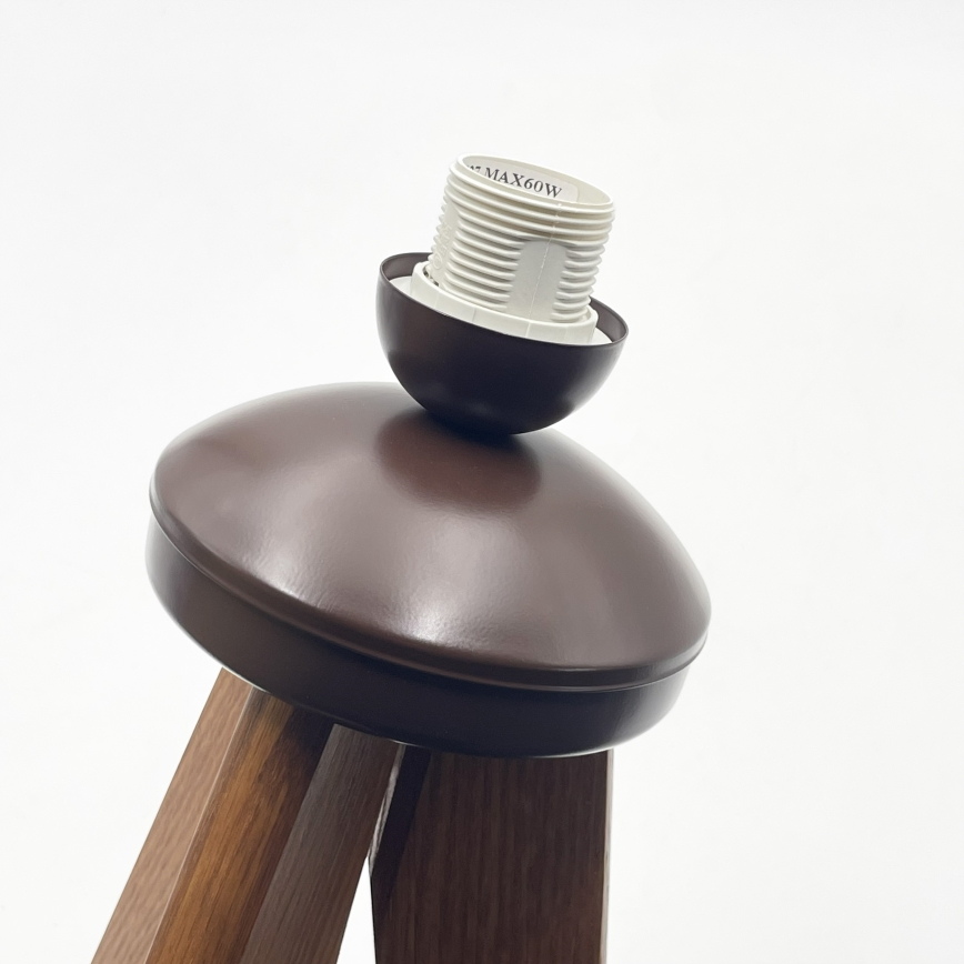 Staande lamp AIDA 1xE27/15W/230V eiken/raffia