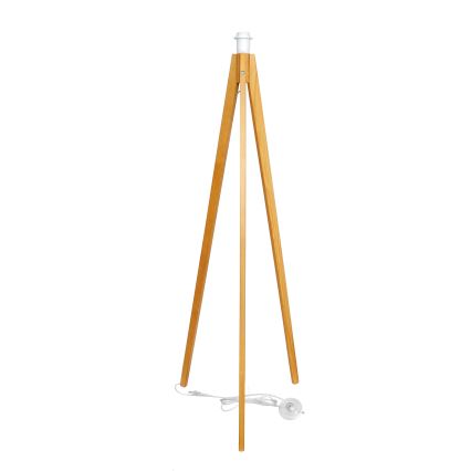 Staande Lamp ALBA 1xE27/15W/230V crème/eiken