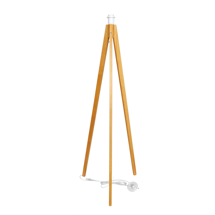 Staande Lamp ALBA 1xE27/15W/230V crème/eiken