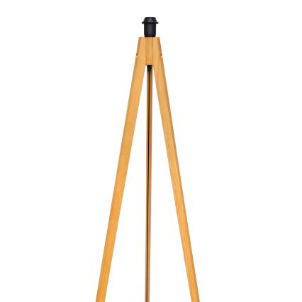Staande Lamp ALBA 1xE27/15W/230V zwart/eiken