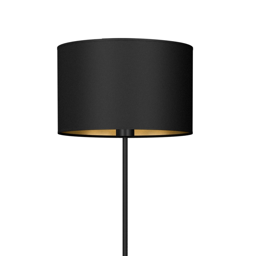 Staande Lamp ARDEN 1xE27/60W/230V zwart/gouden