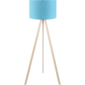Staande lamp AYD 1xE27/40W/230V blauw/beige