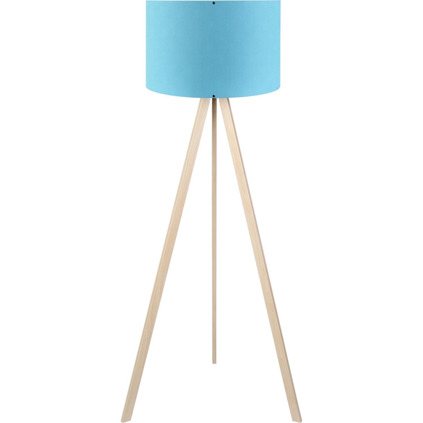 Staande lamp AYD 1xE27/40W/230V blauw/beige