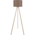 Staande lamp AYD 1xE27/40W/230V bruin/beige