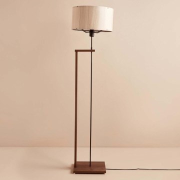 Staande lamp AYD 1xE27/40W/230V bruin/beige