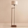 Staande lamp AYD 1xE27/40W/230V bruin/beige