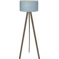 Staande lamp AYD 1xE27/40W/230V bruin/blauw