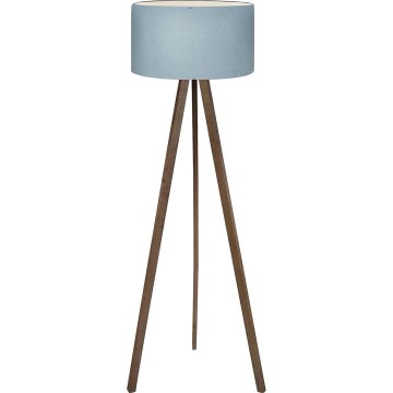 Staande lamp AYD 1xE27/40W/230V bruin/blauw