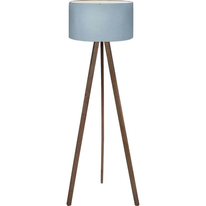 Staande lamp AYD 1xE27/40W/230V bruin/blauw