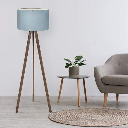 Staande lamp AYD 1xE27/40W/230V bruin/blauw