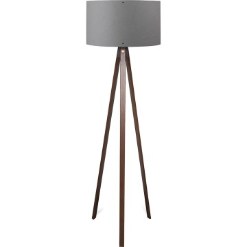 Staande lamp AYD 1xE27/40W/230V bruin/grijs