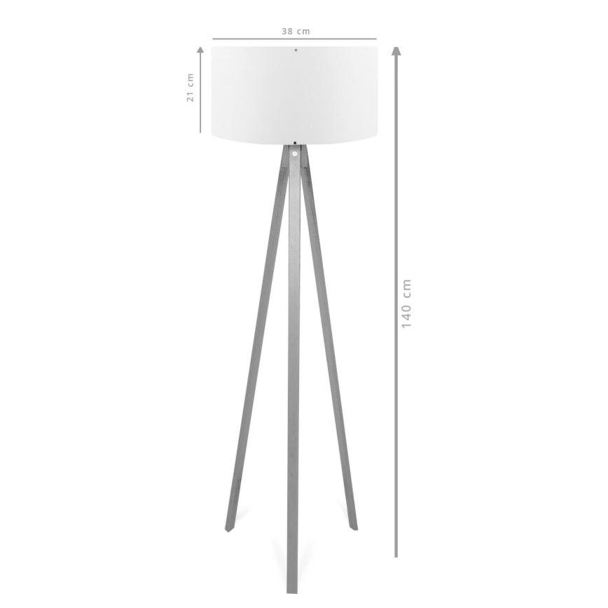 Staande lamp AYD 1xE27/40W/230V bruin/groen