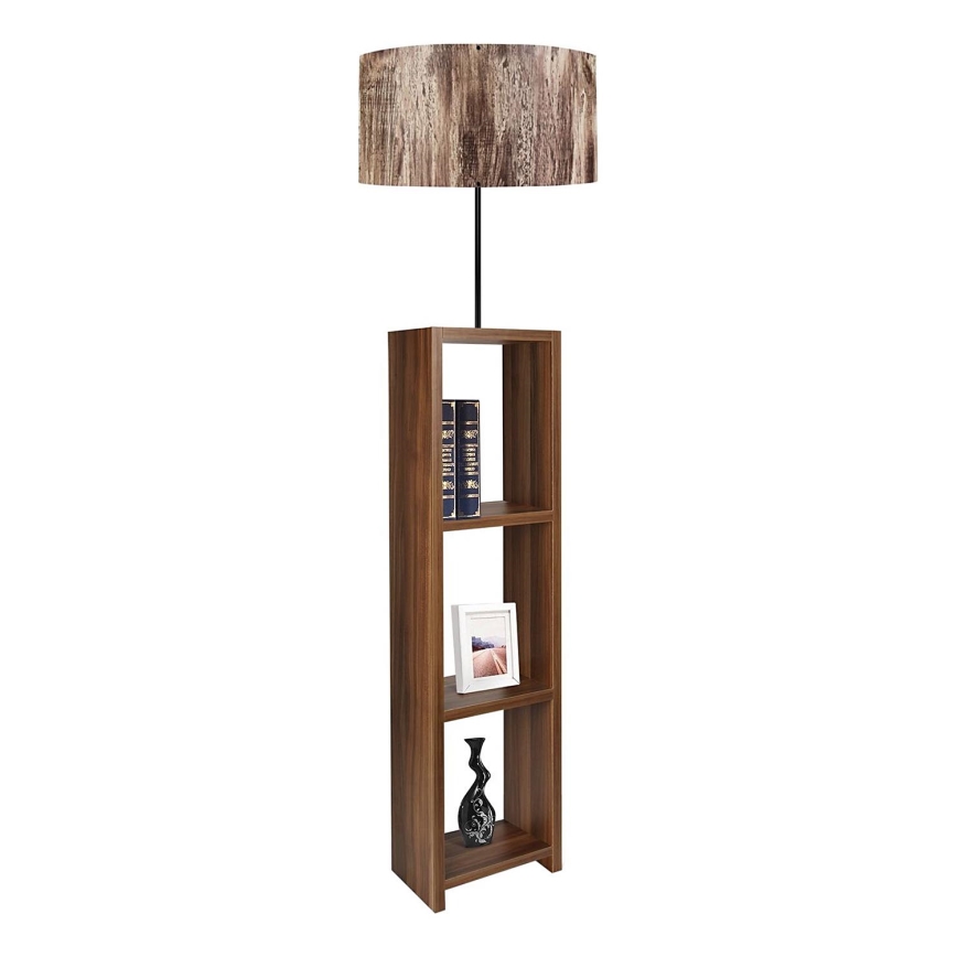 Staande lamp AYD 1xE27/40W/230V bruin