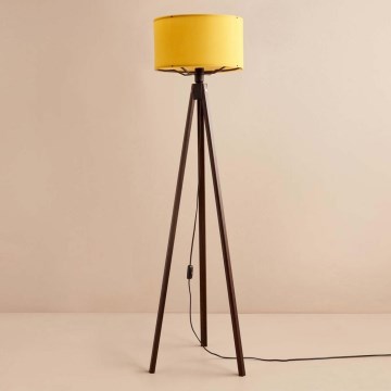 Staande lamp AYD 1xE27/40W/230V bruin/oranje