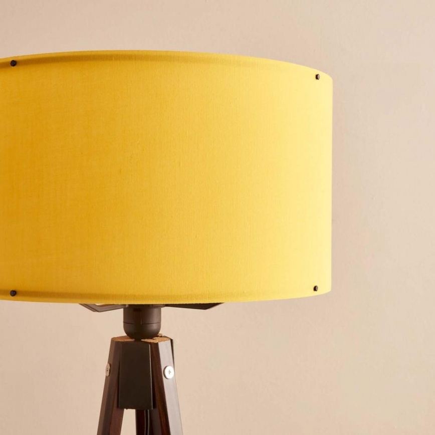 Staande lamp AYD 1xE27/40W/230V bruin/oranje