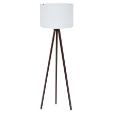 Staande Lamp AYD 1xE27/60W/230V wit/bruin
