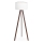 Staande Lamp AYD 1xE27/60W/230V wit/bruin