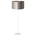 Staande lamp CANNES 1xE27/15W/230V 45 cm zilver/koper/wit